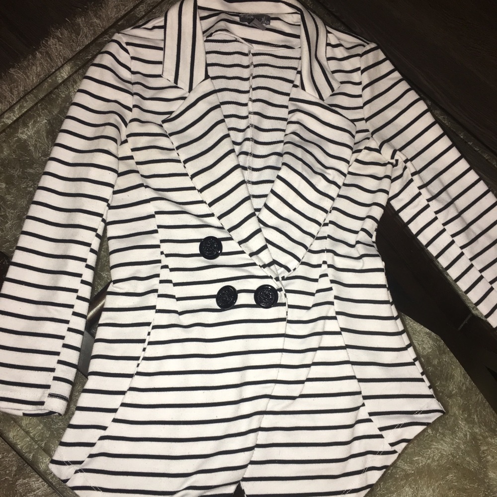 Striped blazer
